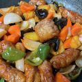 海老フライのしっぽ's cooksnap of when they made 豚肩ロース薄切りで作る野菜たっぷり酢豚.