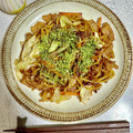 みーちゃん⑅*.♡ママ's cooksnap of when they made 縁日風☆焦がさずの焦がしソース焼きそば！.