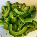 ˚✧₊⁎ゆう˚✧₊⁎'s cooksnap of when they made 簡単ゴーヤのおひたし.