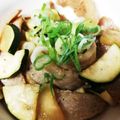 クッキン坊主's cooksnap of when they made ズッキーニとトントロの焼肉炒め.