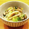 かなりんココりん's cooksnap of when they made レタスとしめじのレンジ蒸し.