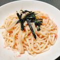 aipondayo's cooksnap of when they made たらこクリームうどん.