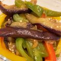 クックLYSSWF☆'s cooksnap of when they made シロさんのナスとパプリカの炒め煮.