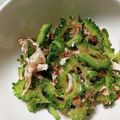 まぶたん's cooksnap of when they made ゴーヤとささみの梅かつお和え.