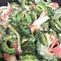 フジぽん's cooksnap of when they made ゴーヤたっぷりカニカマ炒め.