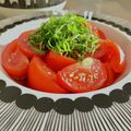 ばぢこ's cooksnap of when they made トマトと薬味のさっぱり！だしサラダ.