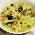 私市ビッキーズ津門巳's cooksnap of when they made きのことほうれん草のスープ.