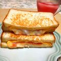 うたかた。's cooksnap of when they made 朝食＊明太子チーズトーストサンド＊簡単！.