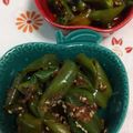 赤い電話's cooksnap of when they made 大量消費、ピーマンのくたくた煮.