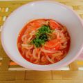 へい♡ゆー♡'s cooksnap of when they made 白滝トマトヌードル.