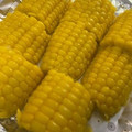love385's cooksnap of when they made とうもろこし　食べやすい切り方.