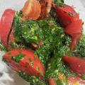 かちかちか's cooksnap of when they made モロヘイヤとトマトの塩昆布和え.