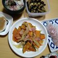 よちりん's cooksnap of when they made 南瓜とベーコンのシンプル炒め♪.