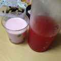 よちりん's cooksnap of when they made 美肌に、紫外線対策に、スイカみるく。.