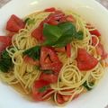 byr055's cooksnap of when they made 冷製トマトとバジルのカッペリーニ.