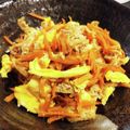 クックKZUYBL☆'s cooksnap of when they made 卵と揚げのにんじんマヨしりしり.
