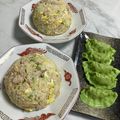 moca1012's cooksnap of when they made ☆絶品ねぎ塩豚バラチャーハン☆.