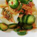 往きつ戻りつ's cooksnap of when they made 焼肉屋さんの☆オイキムチ風♪.
