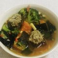 私市ビッキーズ津門巳's cooksnap of when they made “冷凍野菜入り味噌汁”.
