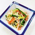 あっこ姉's cooksnap of when they made きゅうりともやしとカニカマの酢の物☆.