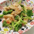 ここまり☆'s cooksnap of when they made ささみとブロッコリー＊簡単クリーム炒め.