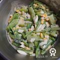 beagleのライラ's cooksnap of when they made ほうれん草とゆで卵の胡麻どれサラダφ.