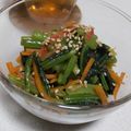 fu♪♪'s cooksnap of when they made 小松菜のおかか和え♪ごま油がポイント♪.