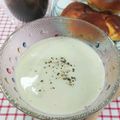 在宅勤務のおじさん's cooksnap of when they made 冷たいナスのポタージュ.