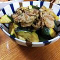低カロ探検隊's cooksnap of when they made 豚肉とズッキーニのみょうがポン酢炒め.