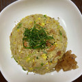 わだもんくん's cooksnap of when they made 桜えびとちくわのチャーハン.