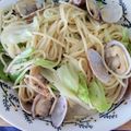 ☆hikonyan☆'s cooksnap of when they made キャベツとあさりの旨味パスタ♪.
