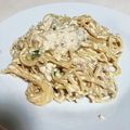 SeiReiSan's cooksnap of when they made ツナと梅のオイスターマヨパスタ.