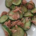 ヨシヨッシー's cooksnap of when they made きゅうりとツナと鰹節.