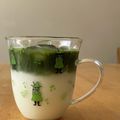 クココ♪♪'s cooksnap of when they made お家でちょっとカフェ気分アイス抹茶ラテ.
