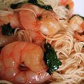 ともこっぴ's cooksnap of when they made 無国籍♡海老とバジルの油そうめん.