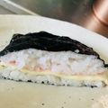 minami1967's cooksnap of when they made ハムチーズおにぎらず.