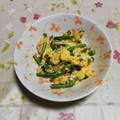 くネコまろす's cooksnap of when they made 中国家庭料理：にんにくの芽と卵炒め.