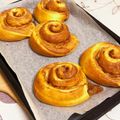 aerie's cooksnap of when they made ふわふわシナモンロール、 シナボン.