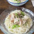 kuma★kuma's cooksnap of when they made 【ネギ塩豚そうめん】そうめんアレンジ.