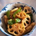 ともまみぃ's cooksnap of when they made れんこんとピーマンのきんぴら.
