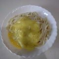 クック3N0VKO☆'s cooksnap of when they made 簡単 うどんのカルボナーラ.