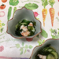 おはなすき's cooksnap of when they made えびときゅうりの酢の物.