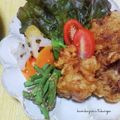かおりかざり's cooksnap of when they made 蓮根と人参と油揚げの炒め物♪　ゴマ風味♪.