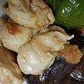 nomiWORLD's cooksnap of when they made 鶏もも肉と夏野菜の梅肉炒め.