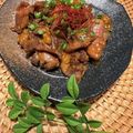 ちゃかぴまま's cooksnap of when they made 砂肝のピリ辛味噌炒め.