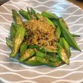 クックCFK2M7☆'s cooksnap of when they made オクラとカリカリじゃこの和風ペペロン炒め.
