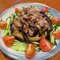 1710a08's cooksnap of when they made 豚肉とナス冷しゃぶ♫にんにくおろしポン酢.
