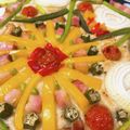 berry_em's cooksnap of when they made 簡単　夏野菜フラワーフォカッチャ.