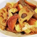 あまね's cooksnap of when they made 簡単！油揚げとれんこんの秋煮.