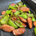 nikopunnn's cooksnap of when they made 簡単！あと一品！ウィンナーとピーマン炒め.